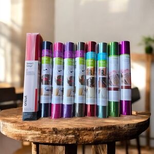 9 New Rolls Cricut Mixed Bundle